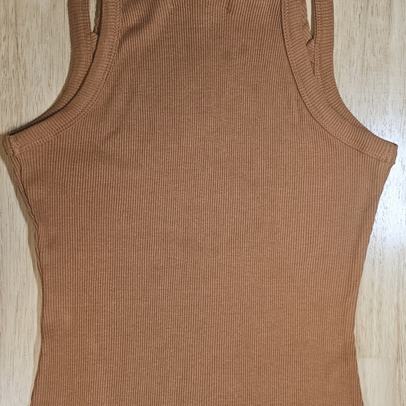 🎉BOGO🎉Rust Ribbed Mini Dress - Picture 11 of 13